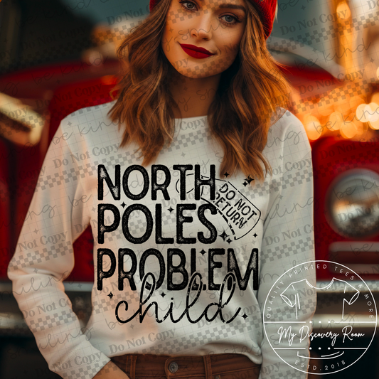 North Pole's Problem Child Graphic Tee