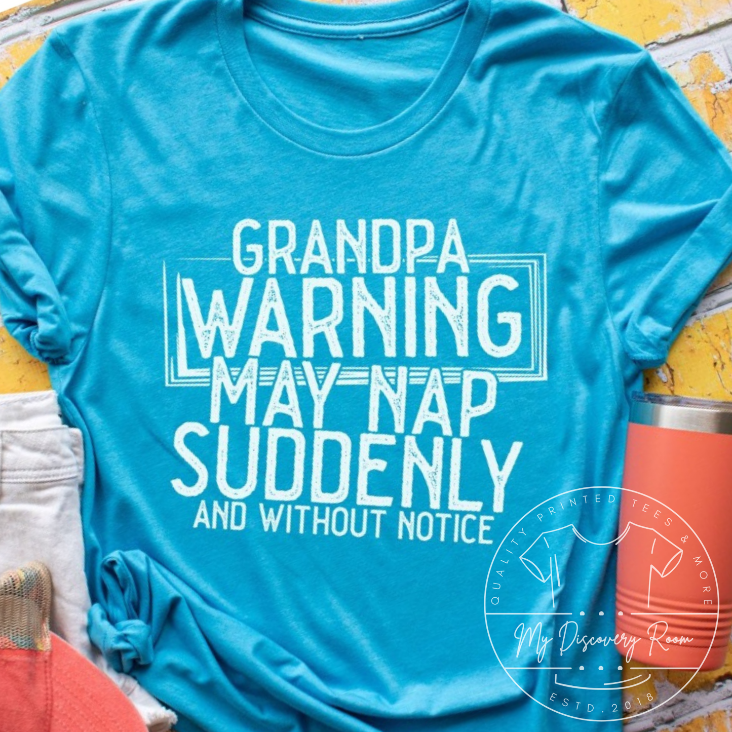 Grandpa Warning Graphic Tee
