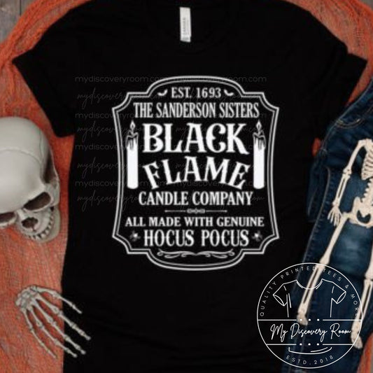 Black Flame Candle Company Graphic Tee