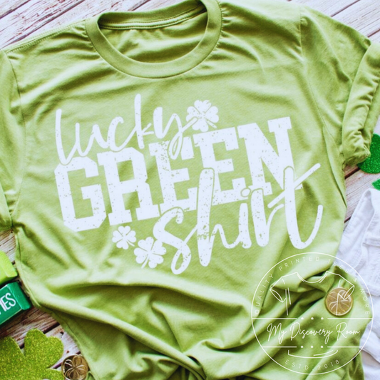 Lucky Green Shirt Graphic Tee