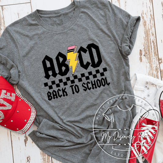 ABCD Back To School Graphic Tee - MyDiscoveryRoom
