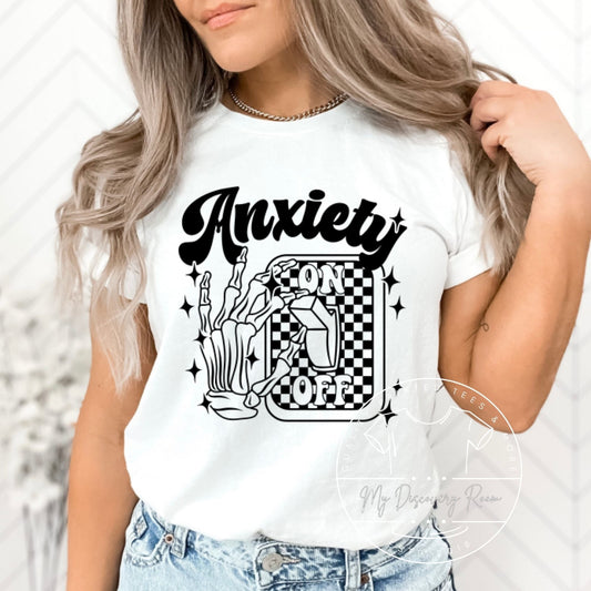 Anxiety On & Off Switch Graphic Tee - MyDiscoveryRoom