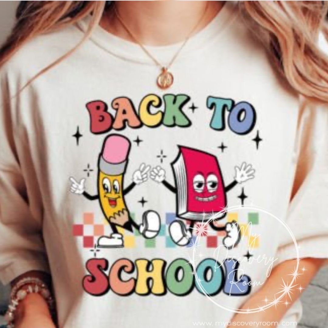 Back to School Retro Graphic Tee - MyDiscoveryRoom