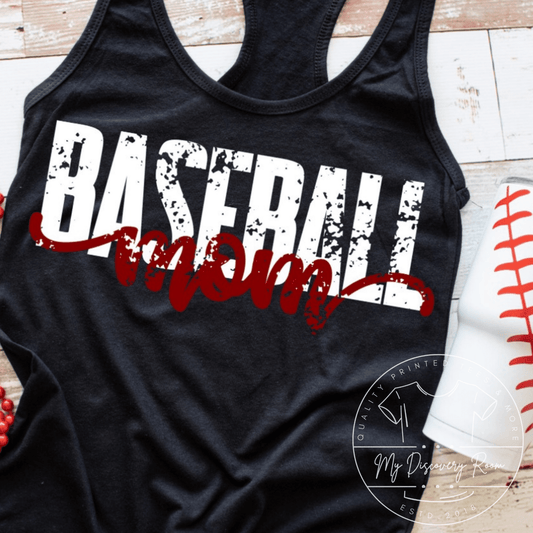 Baseball Mom Sports Graphic Tee - MyDiscoveryRoom