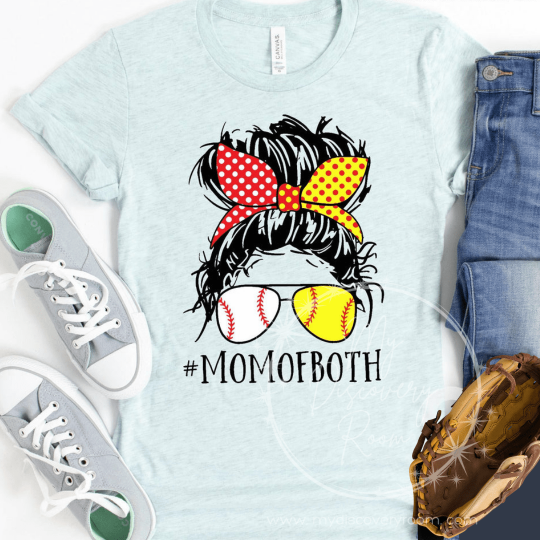 Baseball/Softball Momofboth Graphic Tee - MyDiscoveryRoom