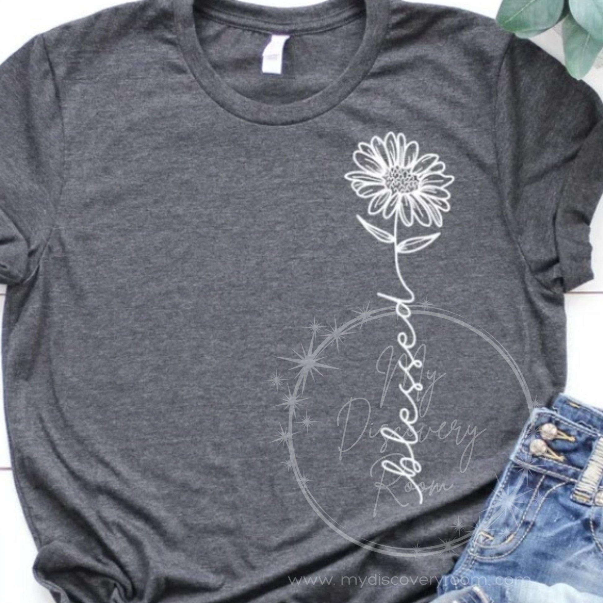 Blessed Flower Graphic Tee - MyDiscoveryRoom