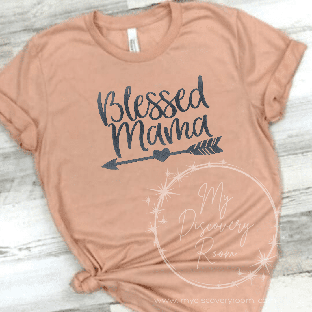Blessed Mama w/Arrow Graphic Tee - MyDiscoveryRoom