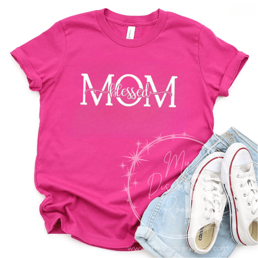 Blessed Mom Graphic Tee - MyDiscoveryRoom