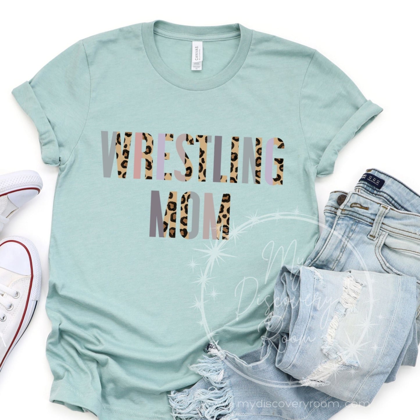 Boho Style Wrestling Mom Graphic Tee - MyDiscoveryRoom