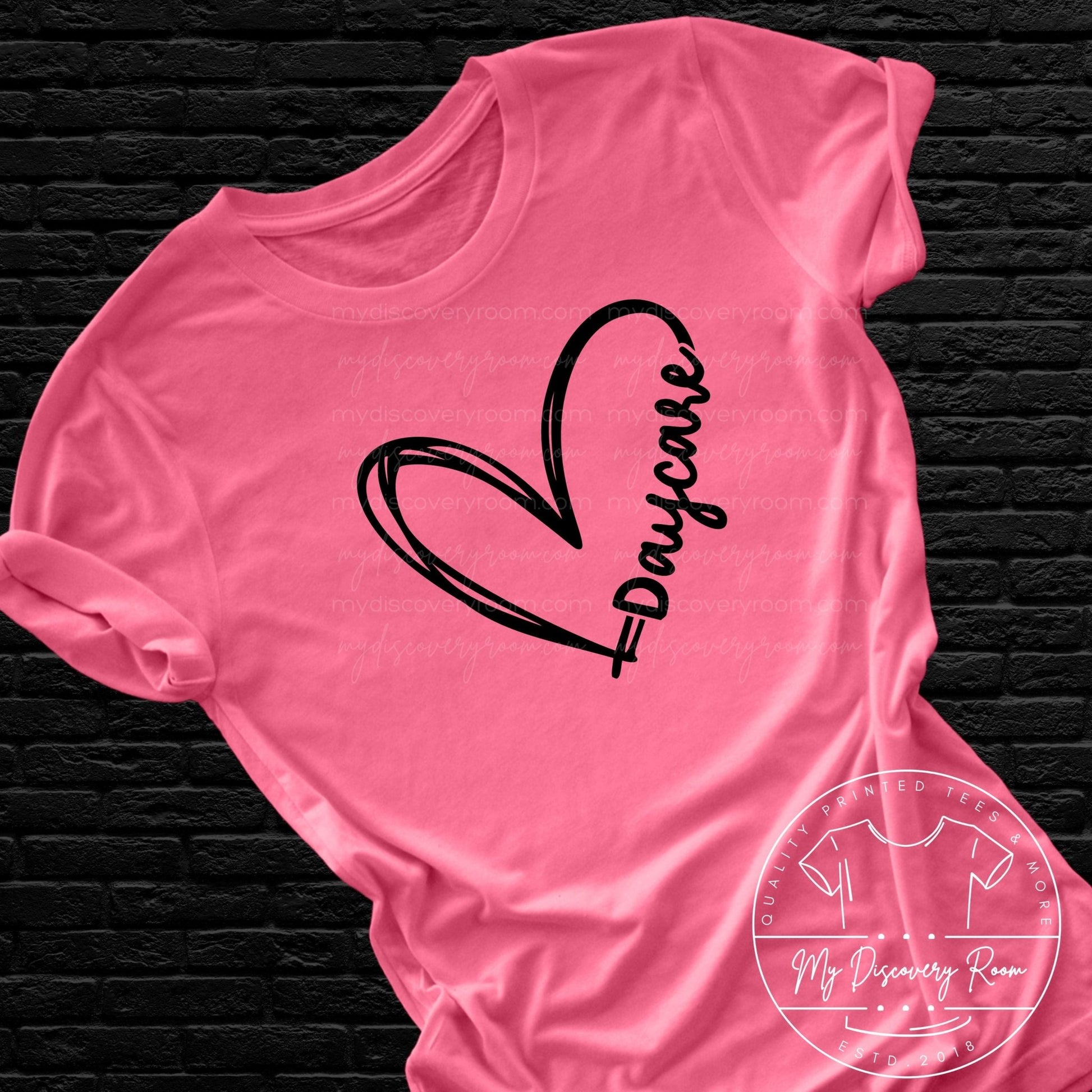 Daycare Heart Graphic Tee - MyDiscoveryRoom