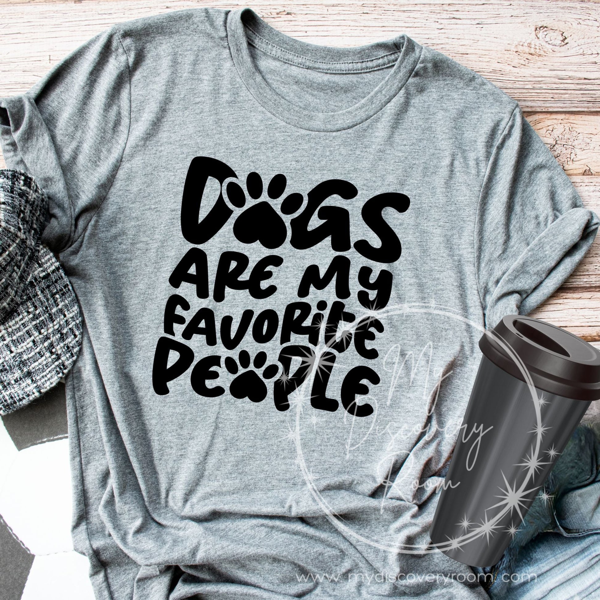 Dogs Are My Favorite People Graphic Tee - MyDiscoveryRoom