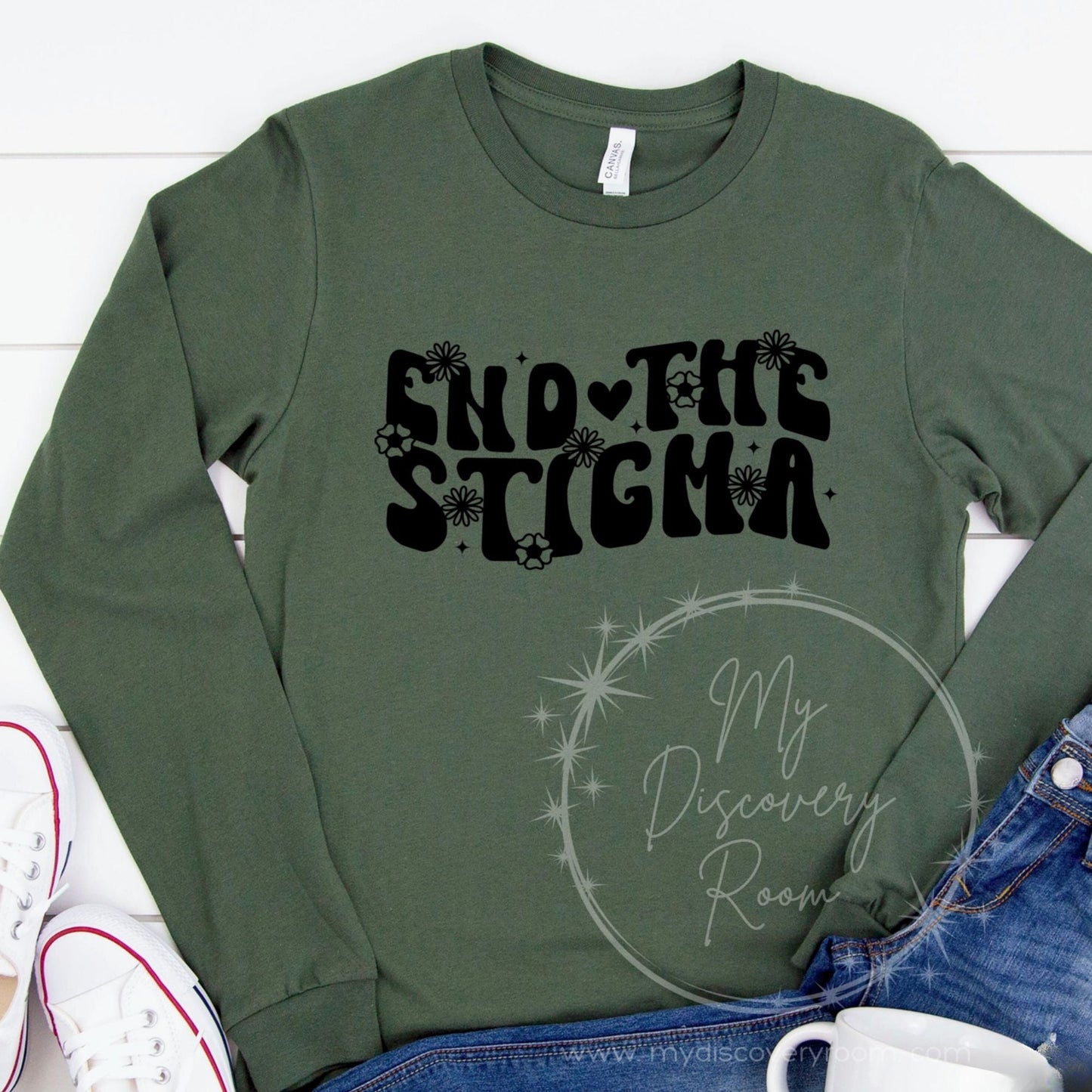 End The Stigma Graphic Tee - MyDiscoveryRoom