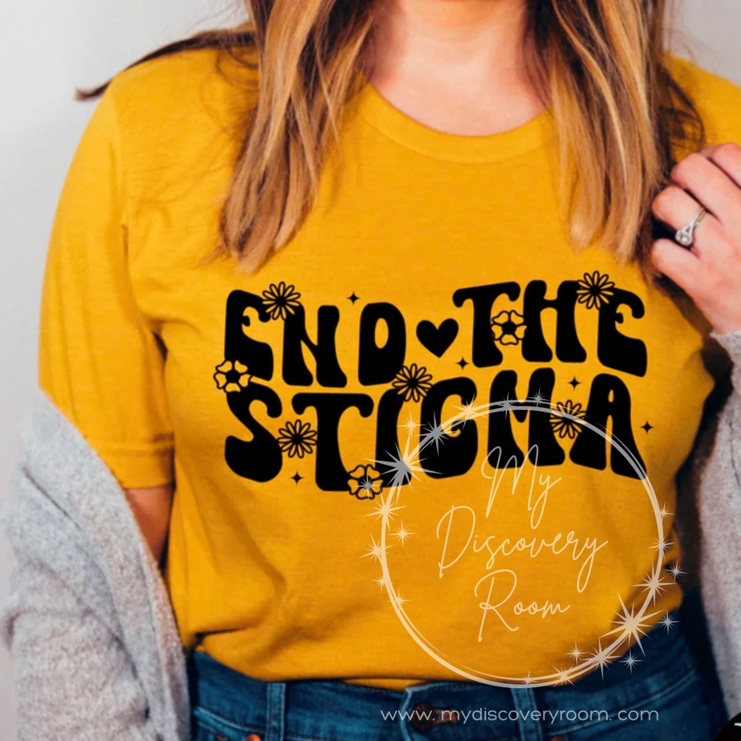 End The Stigma Graphic Tee - MyDiscoveryRoom