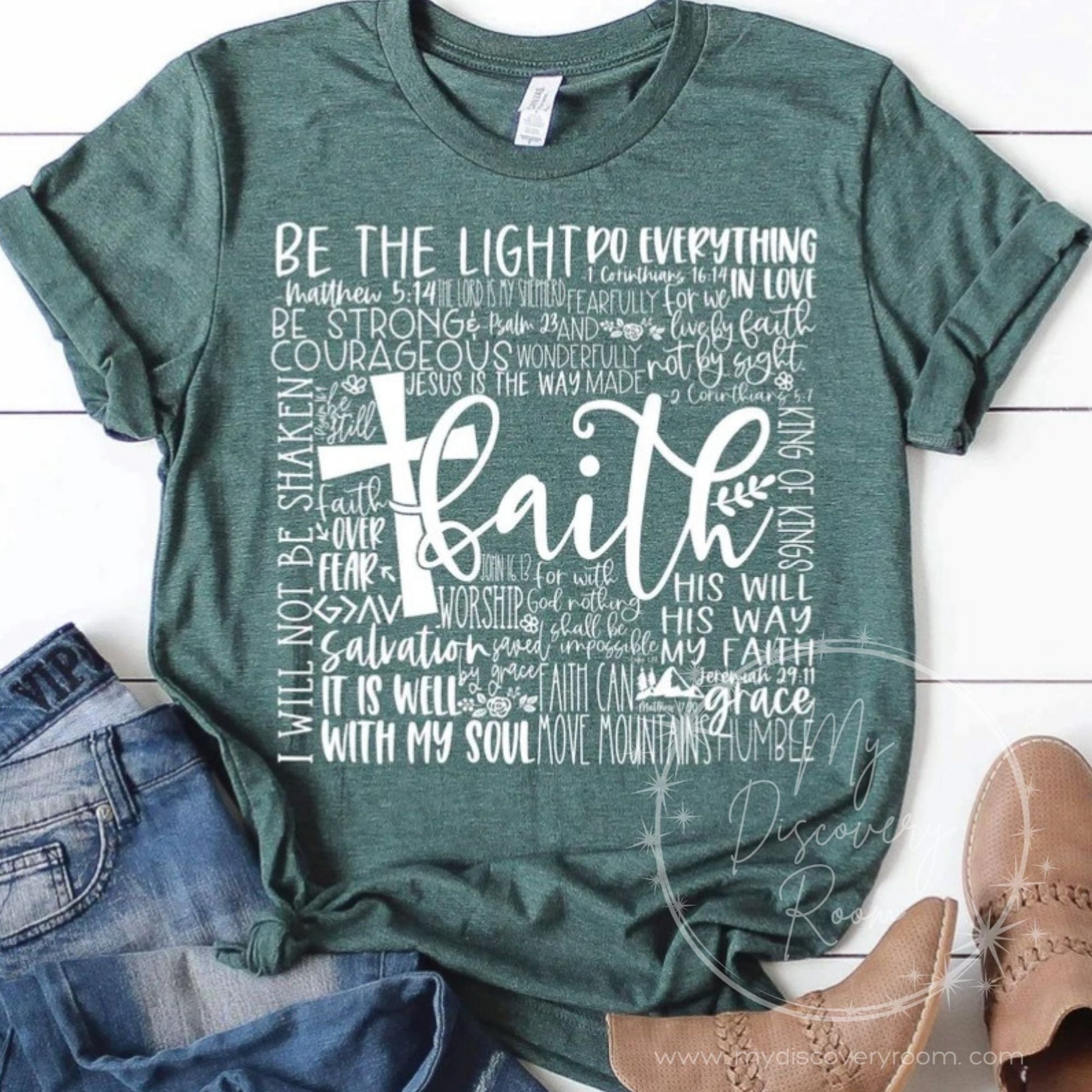 Faith Subway Art Graphic Tee - MyDiscoveryRoom