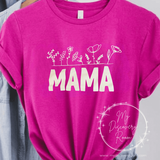 Floral Mama Graphic Tee - MyDiscoveryRoom