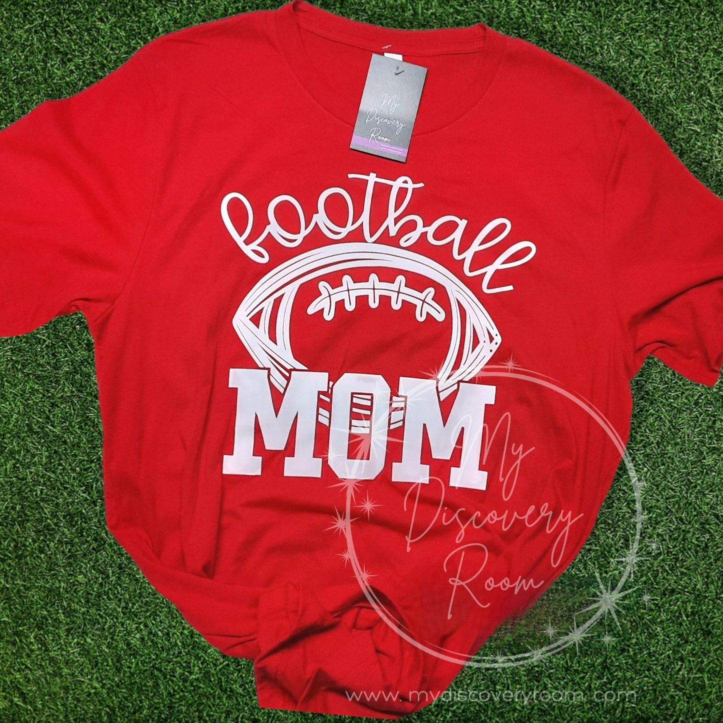 Football Mom (Style 2) Graphic Tee - MyDiscoveryRoom