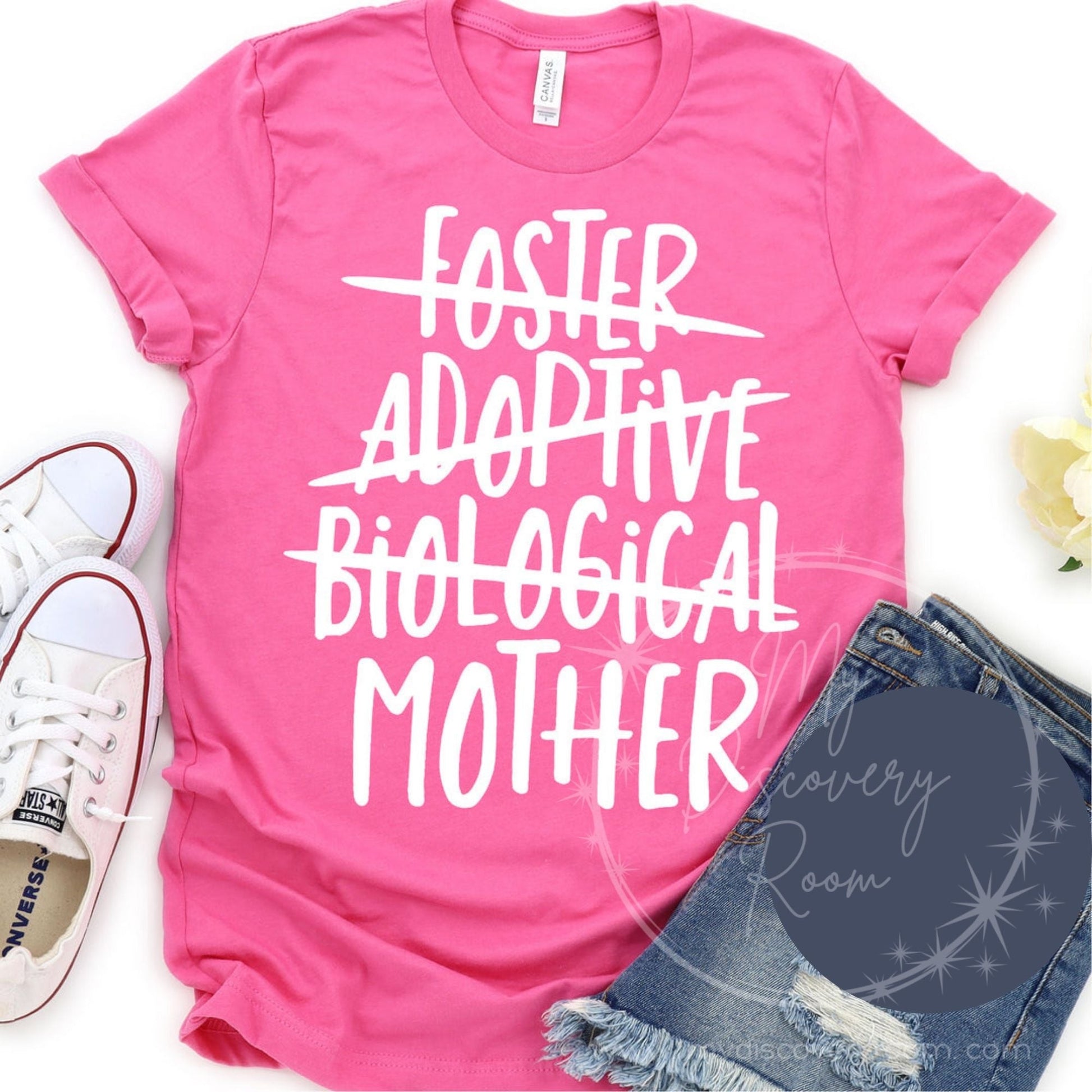 Foster, Adoptive, Biological Mother Graphic Tee - MyDiscoveryRoom