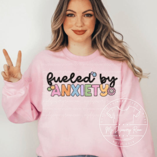 Fueled By Anxiety Graphic Tee - MyDiscoveryRoom