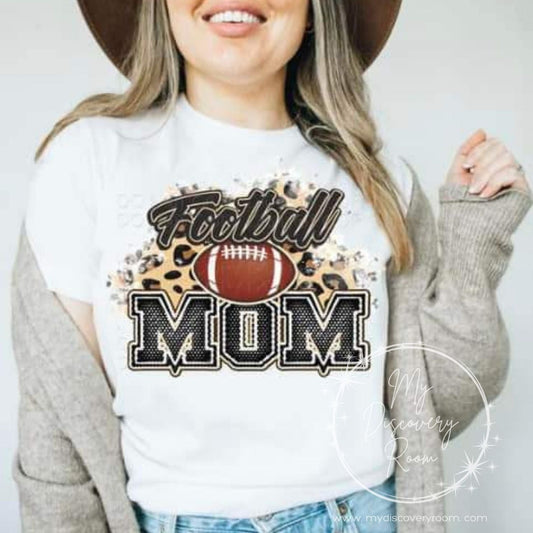 Full Color Football Mom Graphic Tee - MyDiscoveryRoom
