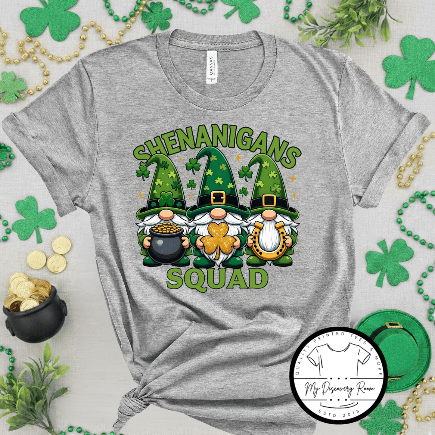 Gnome Shenanigans Squad Graphic Tee - MyDiscoveryRoom