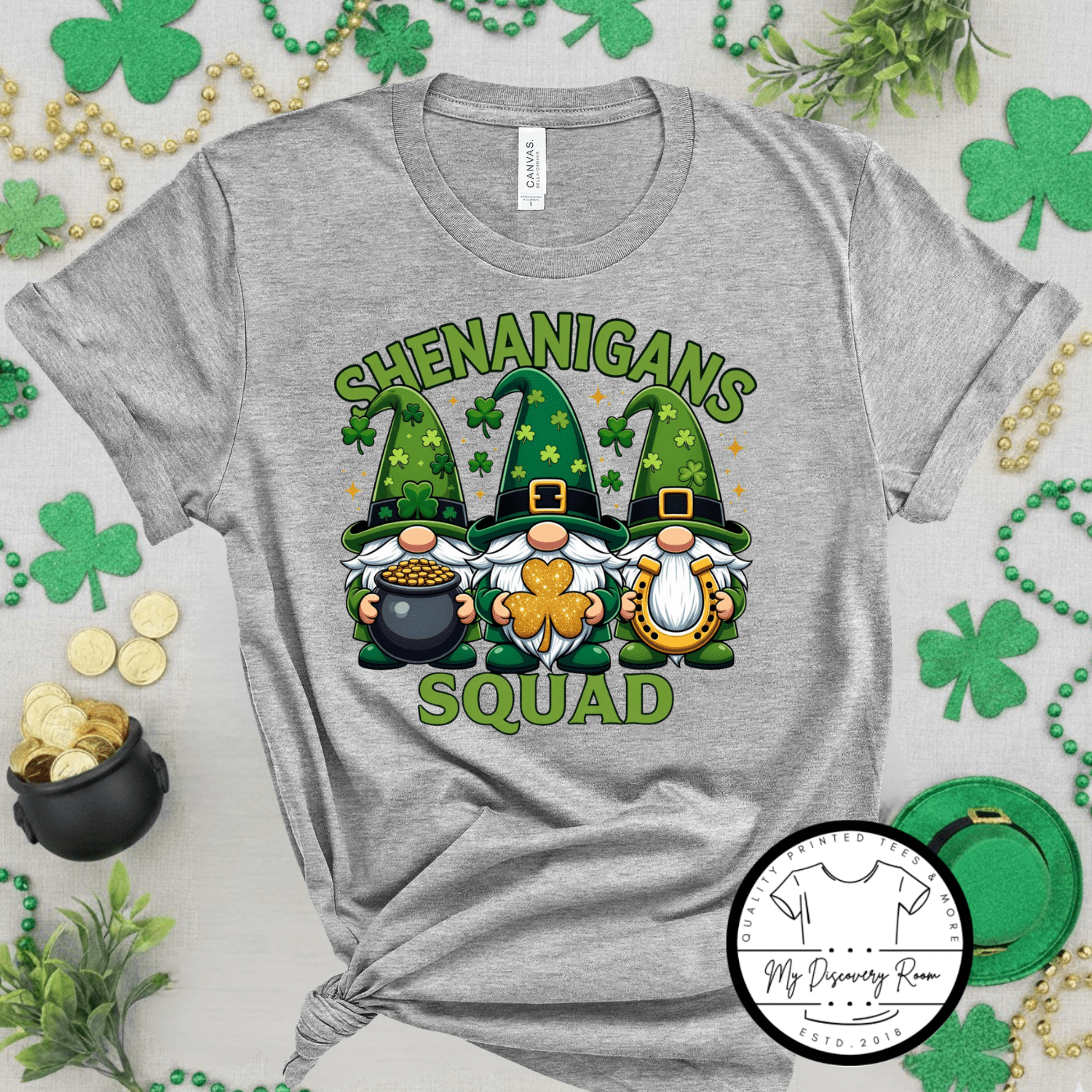 Gnome Shenanigans Squad Graphic Tee - MyDiscoveryRoom
