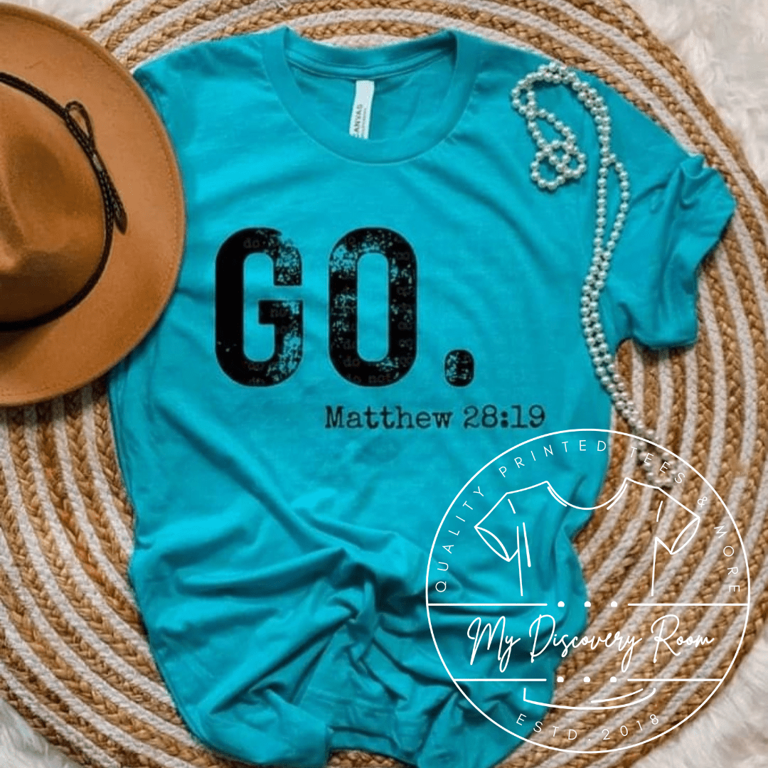 Go Matthew 28:19 Graphic Tee - MyDiscoveryRoom