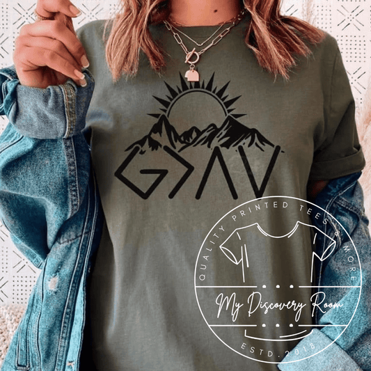 God is Greater than our Ups and Downs Graphic Tee - MyDiscoveryRoom