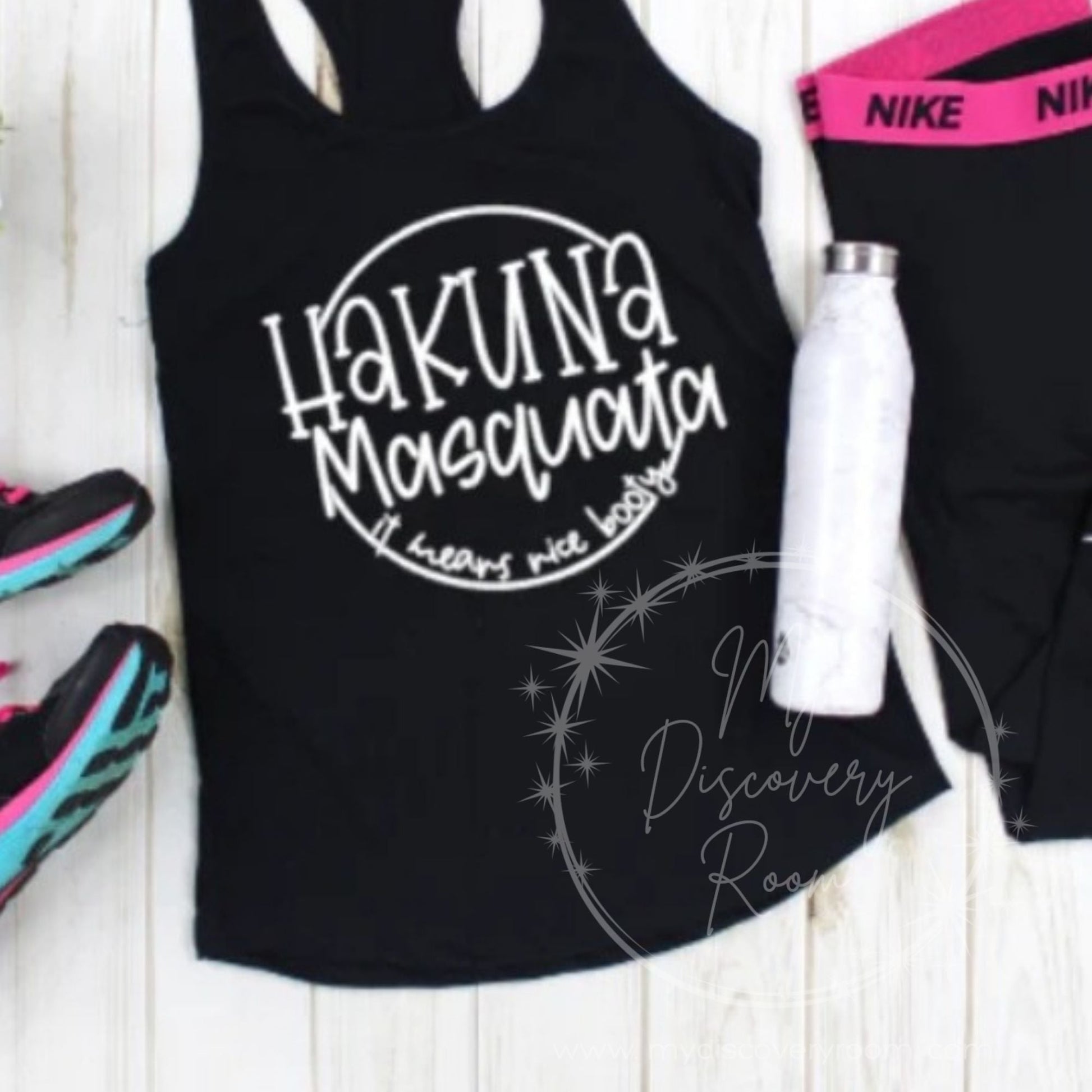 Hakuna Masquata It Means Nice Booty Graphic Tee - MyDiscoveryRoom