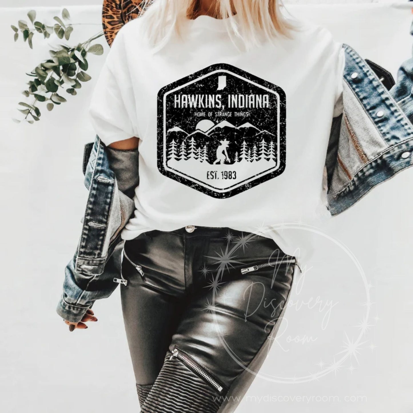 Hawkins Indiana Home of Strange Things Graphic Tee - MyDiscoveryRoom