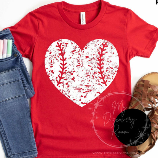 Heart w/Seams Graphic Tee - MyDiscoveryRoom