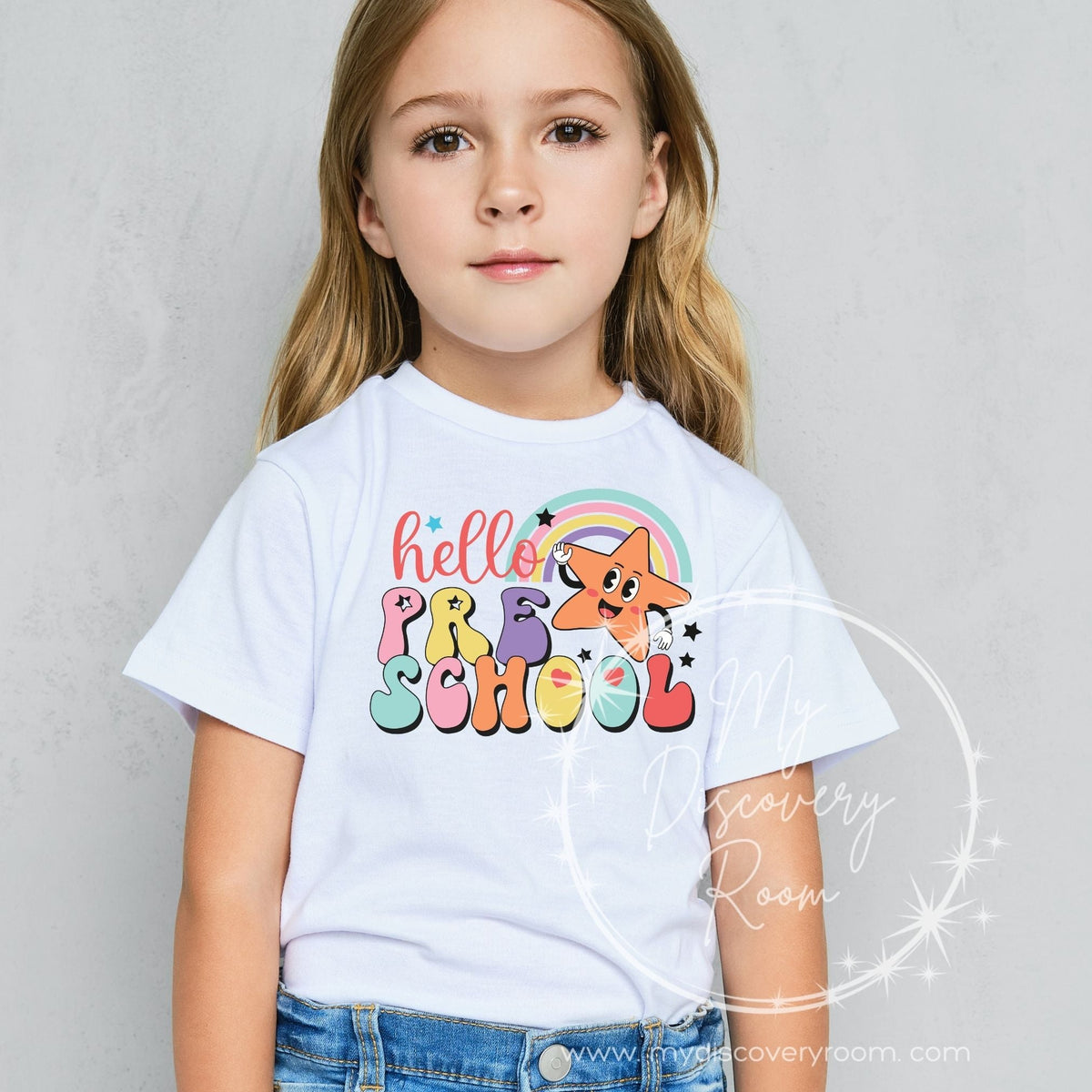 Hello Grade Level Graphic Tee - MyDiscoveryRoom