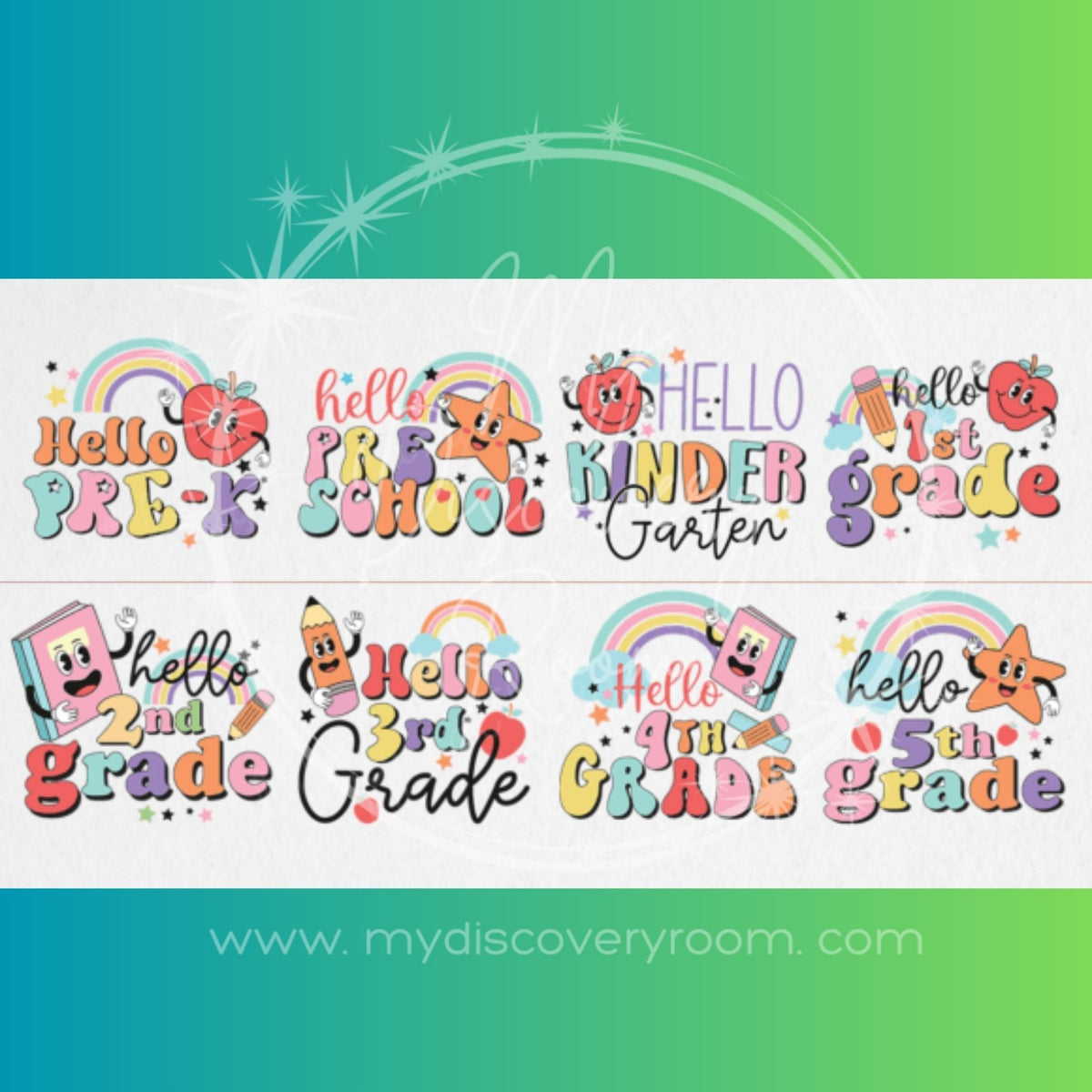 Hello Grade Level Graphic Tee - MyDiscoveryRoom