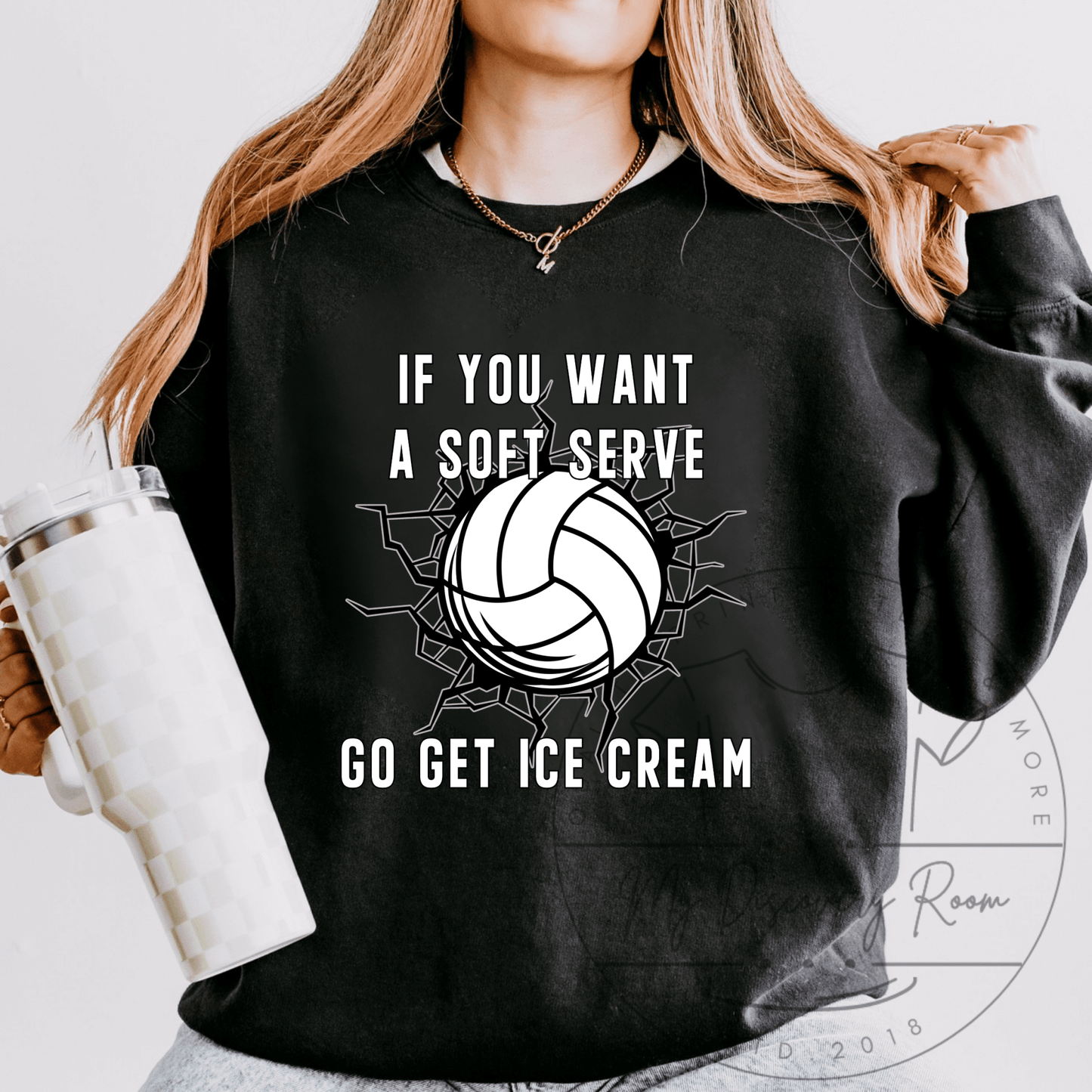 If You Want A Soft Serve Go Get Ice Cream Graphic Tee - MyDiscoveryRoom