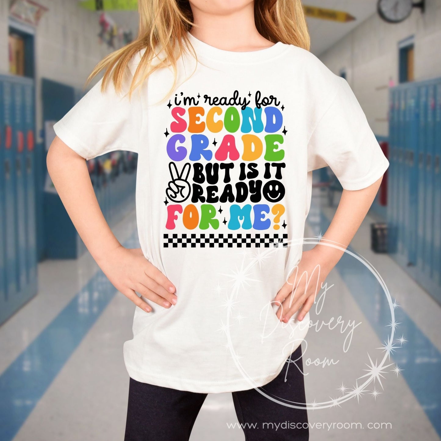 I'm Ready For Grade Level Black Ink Graphic Tee - MyDiscoveryRoom