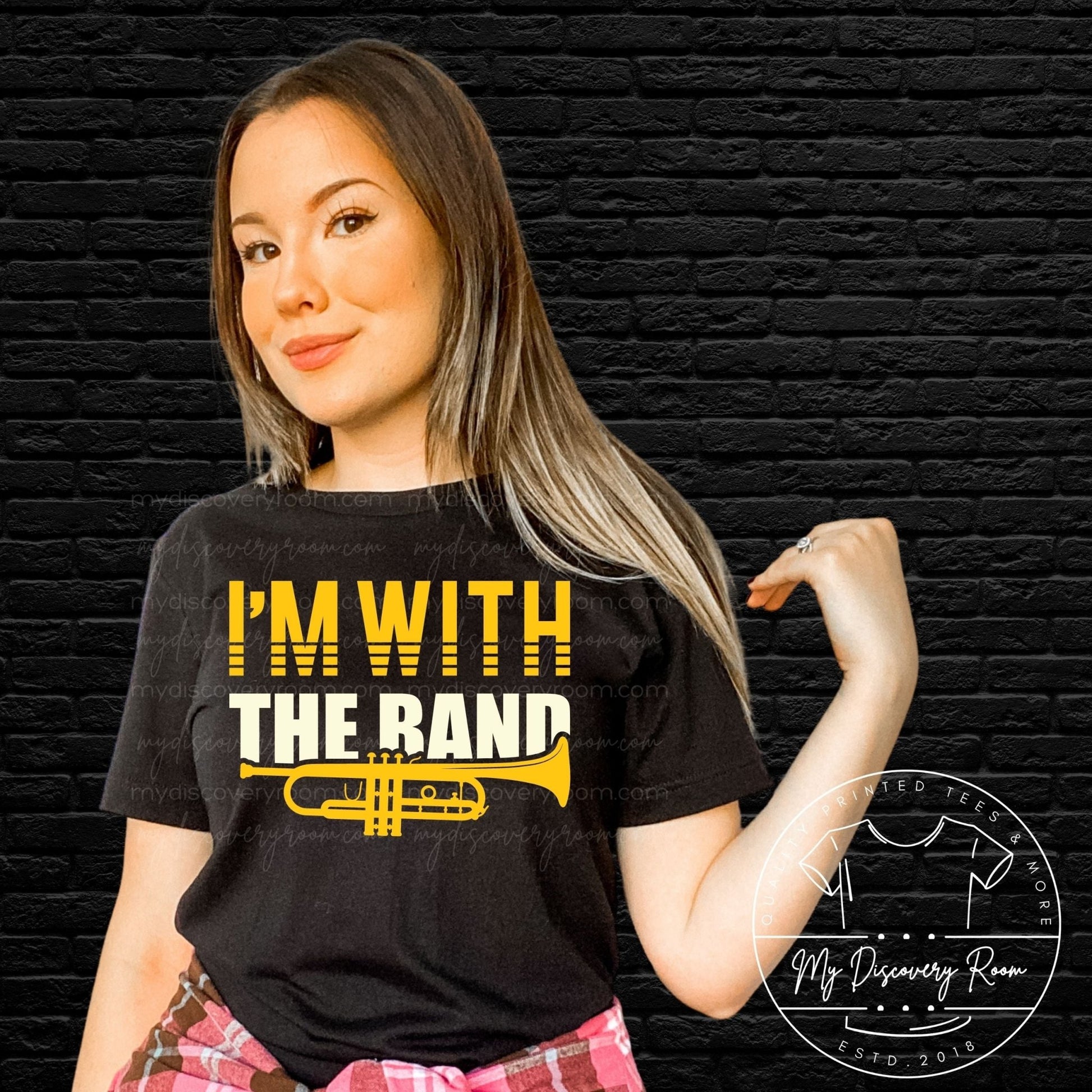 I'm With The Band Graphic Tee - MyDiscoveryRoom