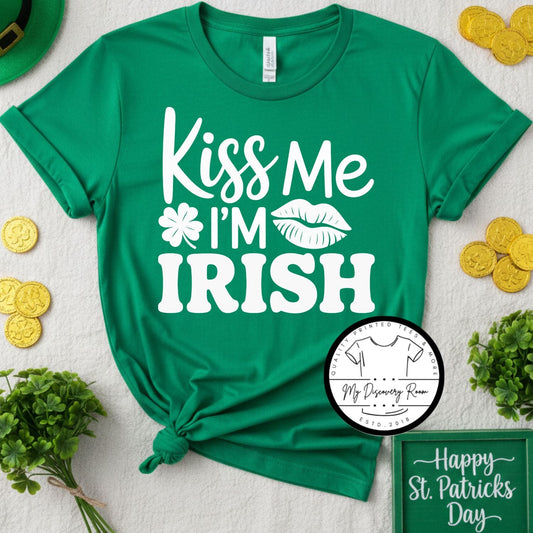 Kiss Me I’m Irish Graphic Tee - MyDiscoveryRoom
