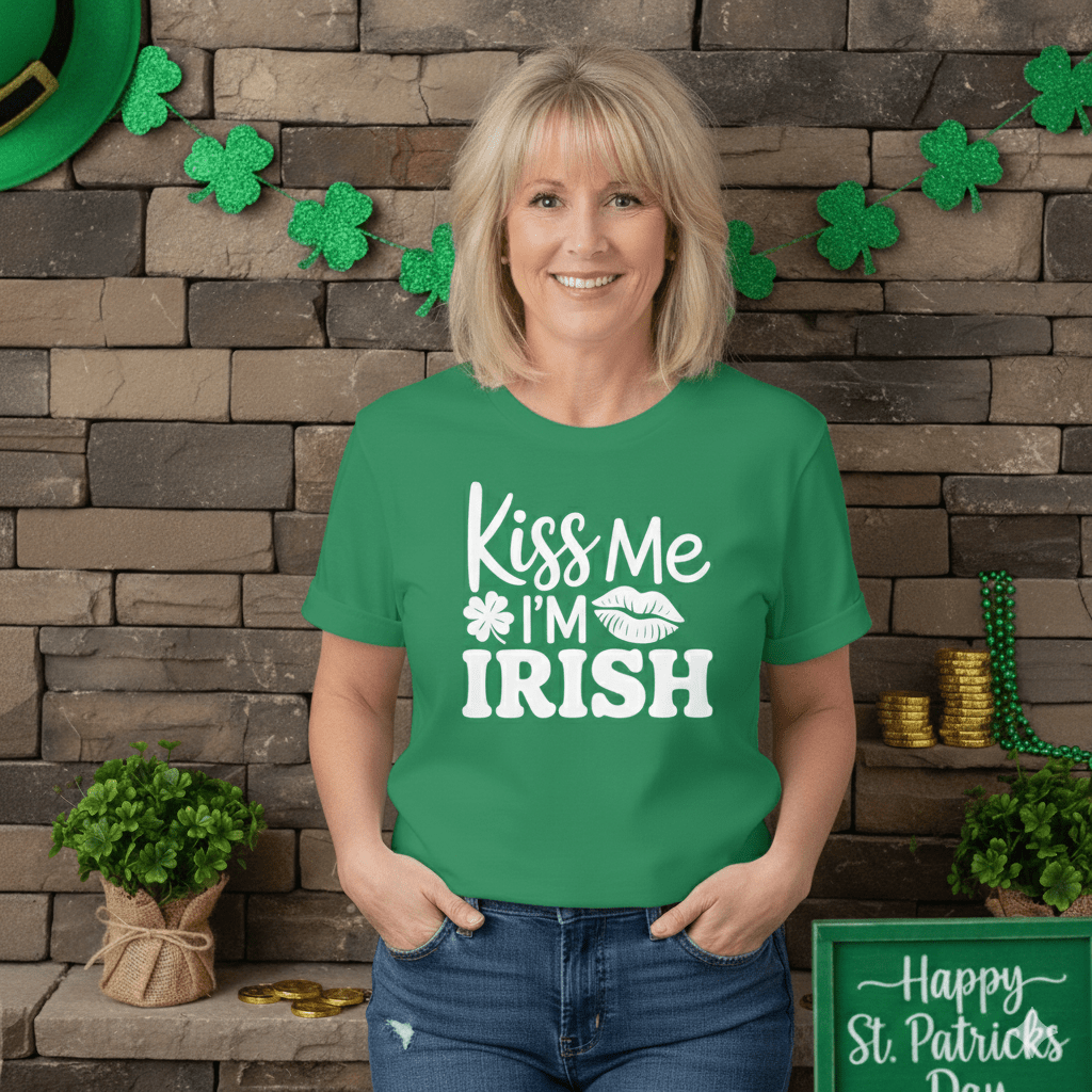 Kiss Me I’m Irish Graphic Tee - MyDiscoveryRoom