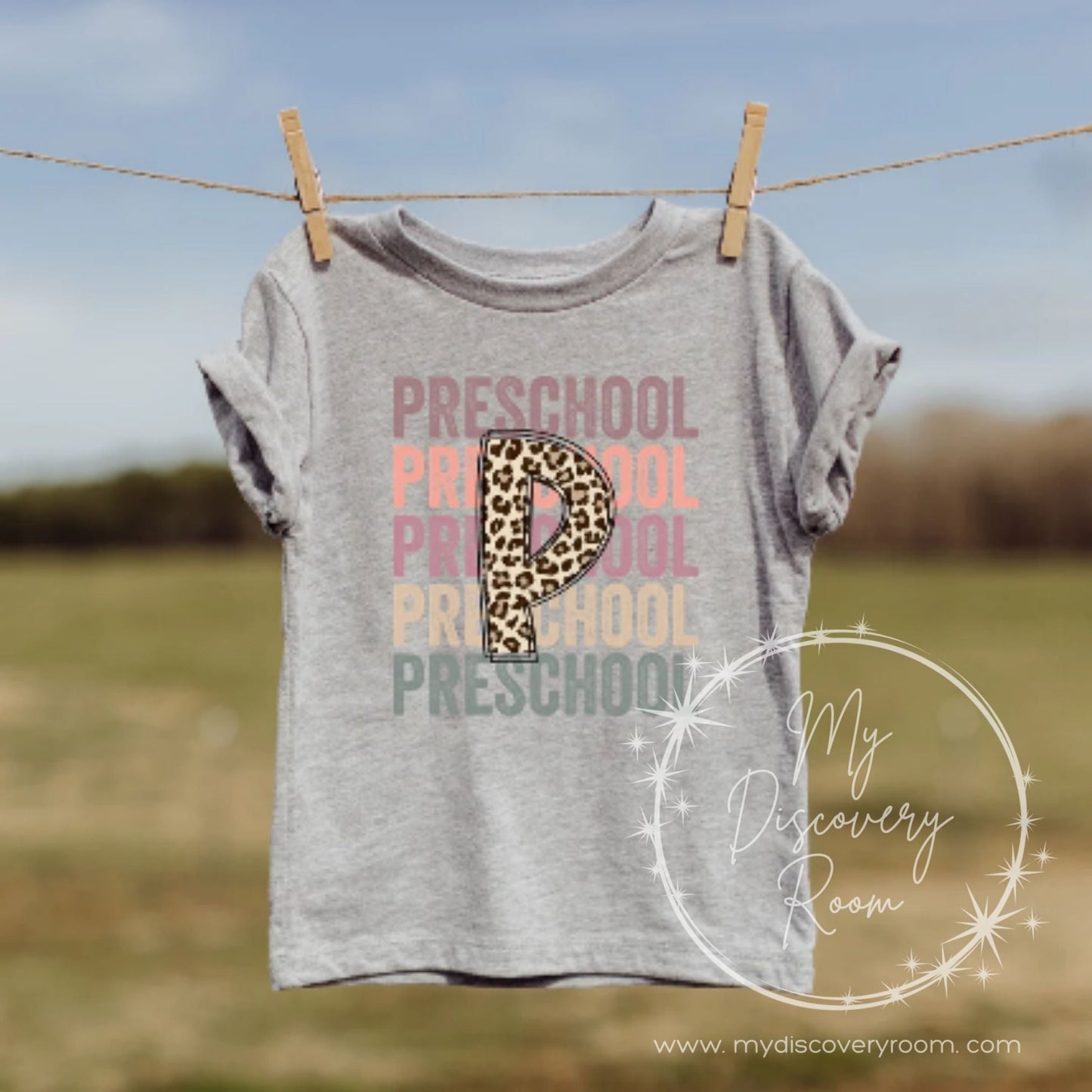 Leopard Print Grade Level Graphic Tee - MyDiscoveryRoom
