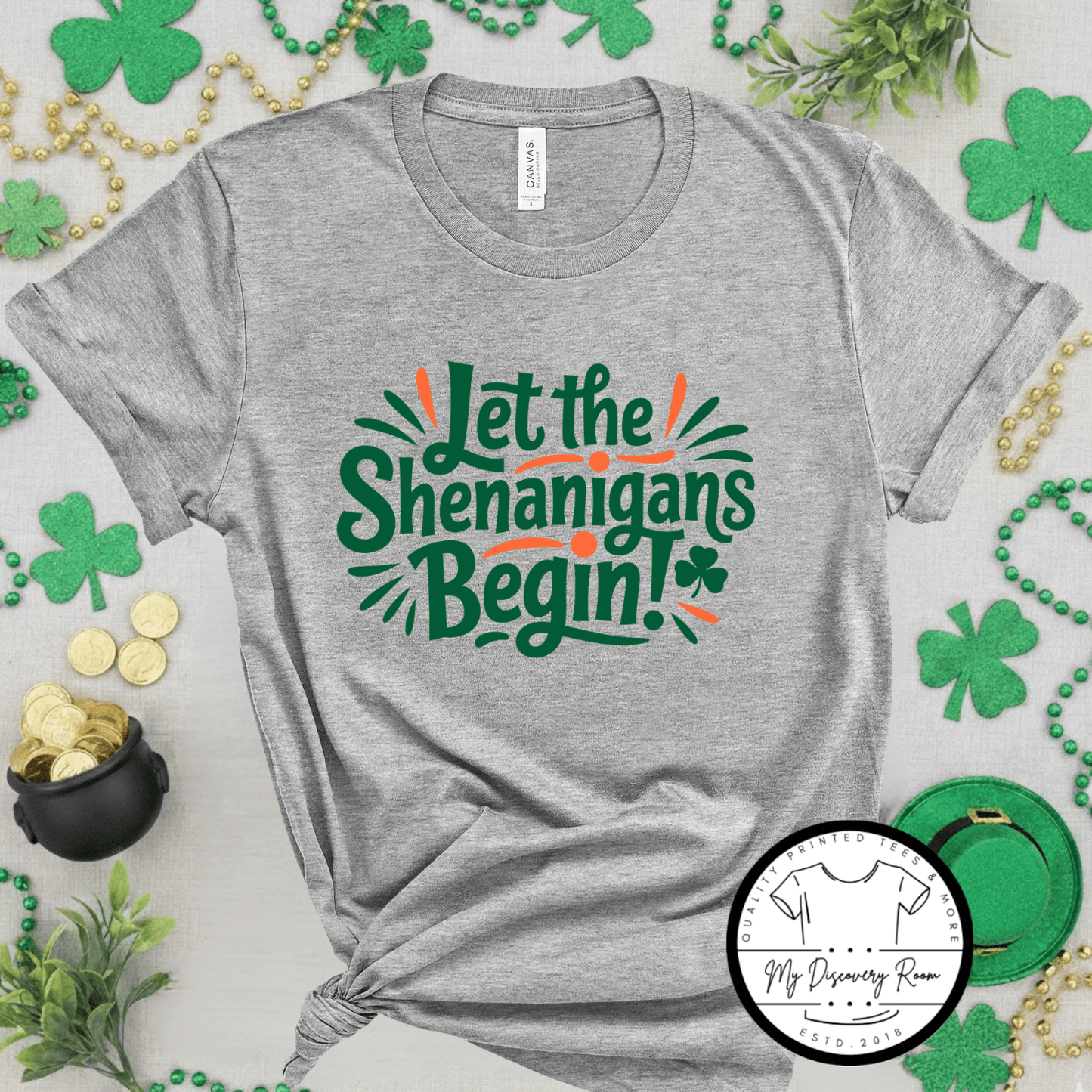 Let The Shenanigans Begin Starburst Graphic Tee - MyDiscoveryRoom