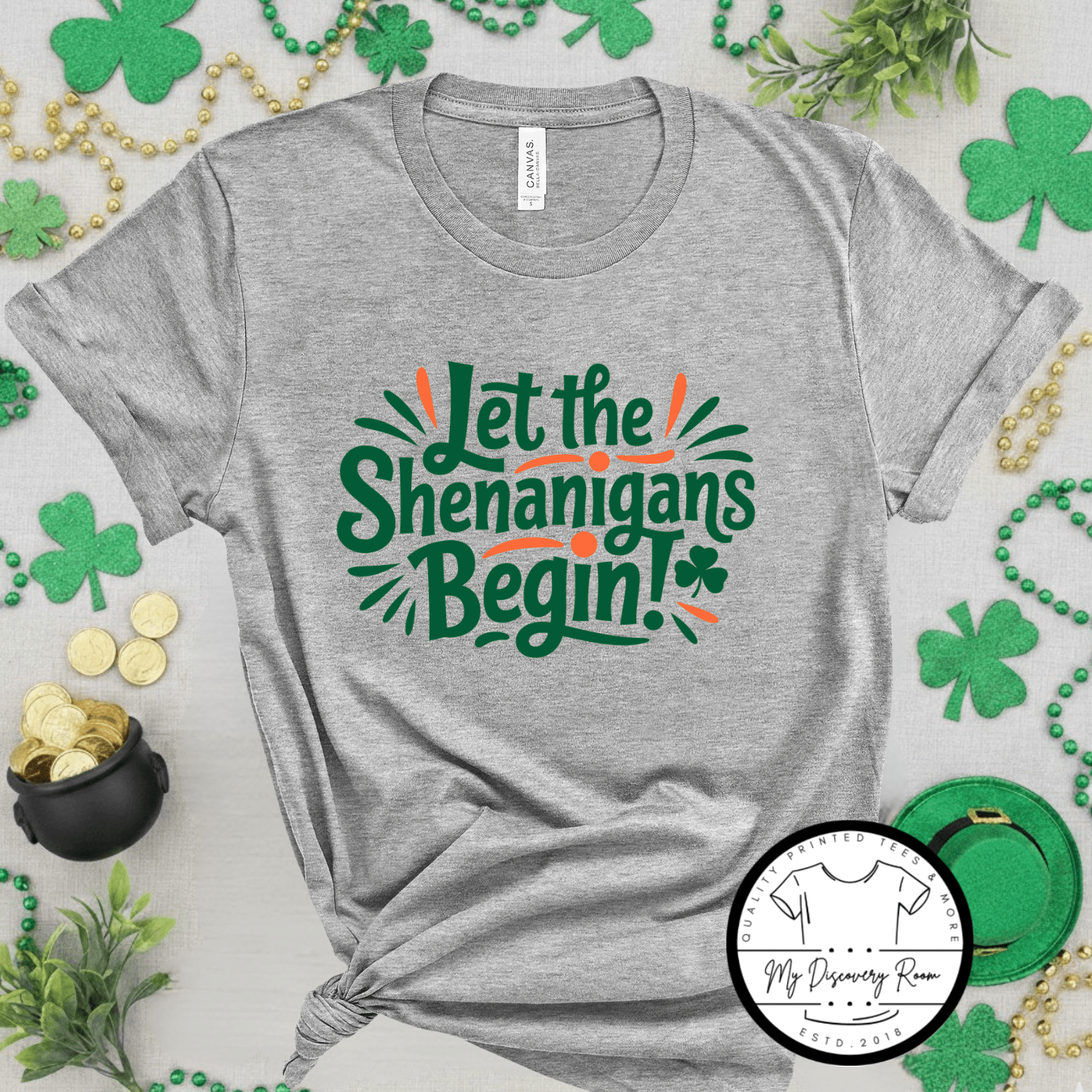 Let The Shenanigans Begin Starburst Graphic Tee - MyDiscoveryRoom