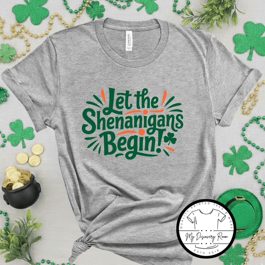 Let The Shenanigans Begin Starburst Graphic Tee - MyDiscoveryRoom