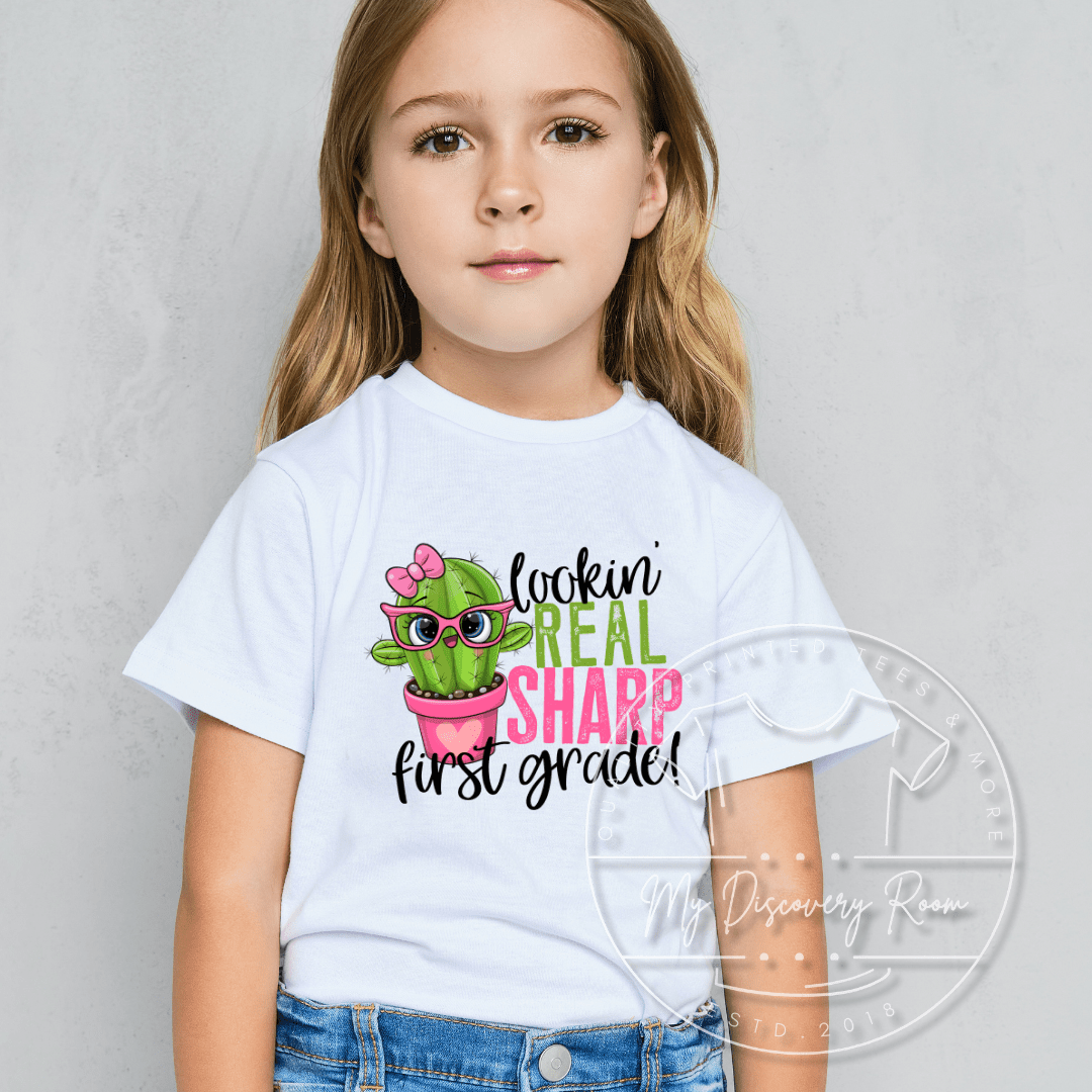Lookin Sharp Cactus Grade Level Graphic Tee - MyDiscoveryRoom