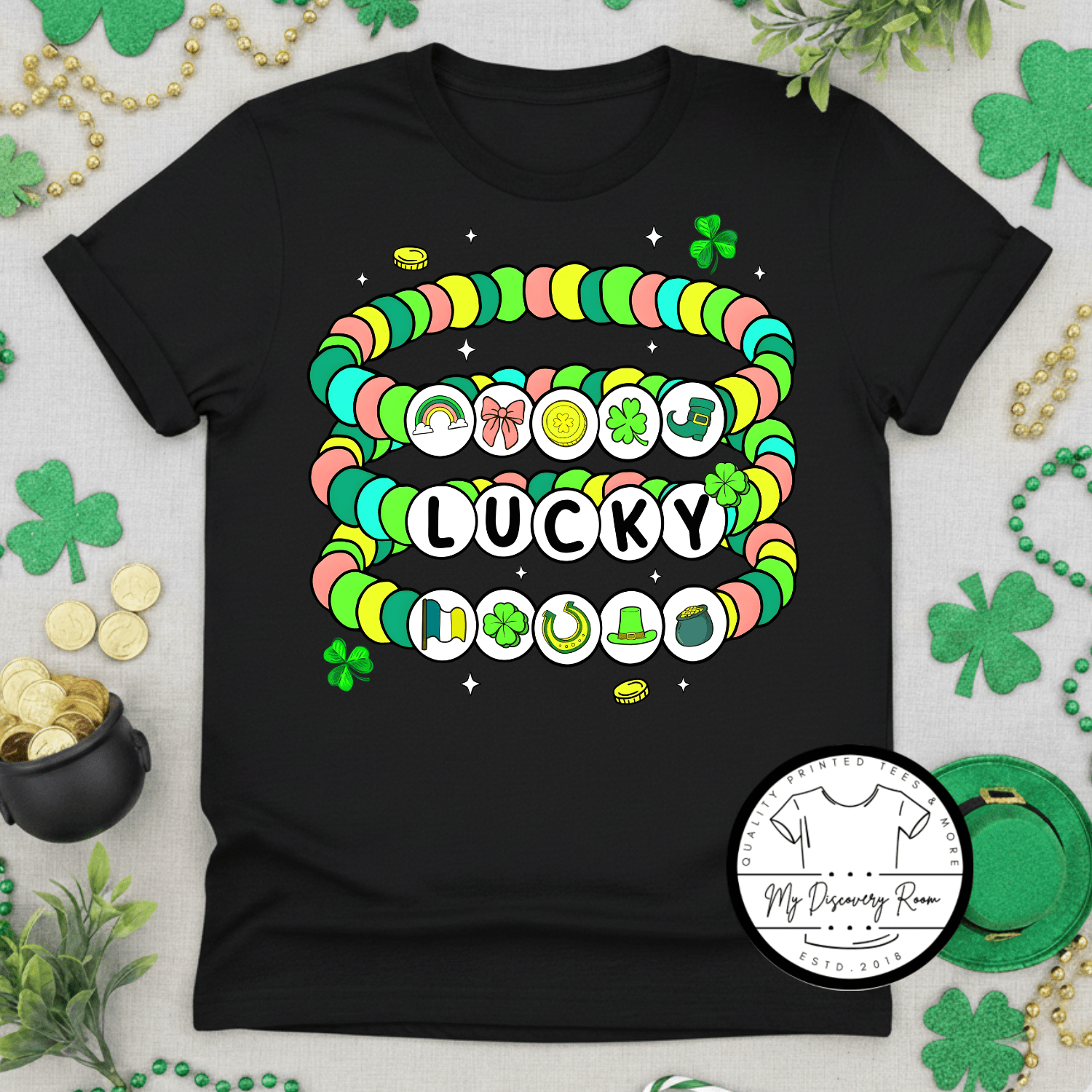 Lucky Bracelet Graphic Tee - MyDiscoveryRoom