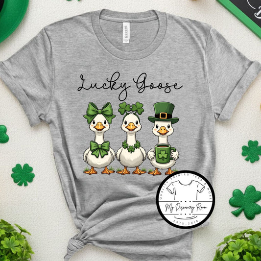 Lucky Goose St. Patrick’s Day Graphic Tee - MyDiscoveryRoom