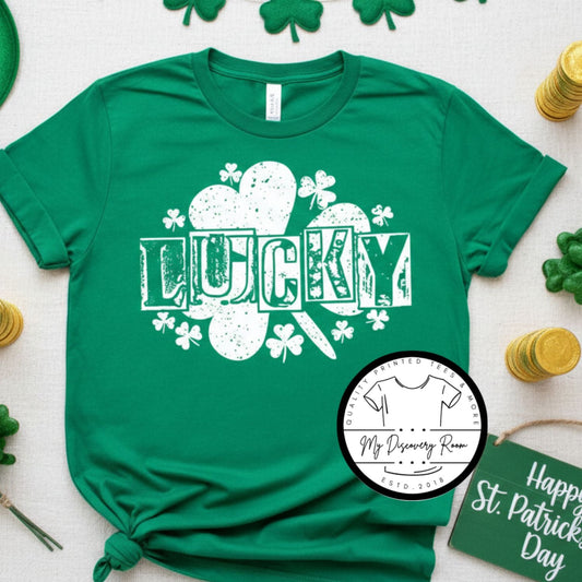 Lucky Graphic Tee - MyDiscoveryRoom
