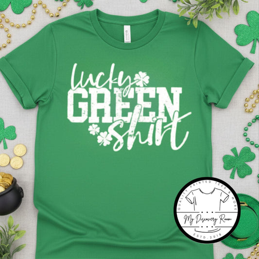 Lucky Green Shirt Graphic Tee - MyDiscoveryRoom