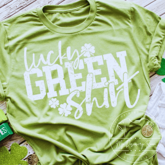 Lucky Green Shirt Graphic Tee - MyDiscoveryRoom