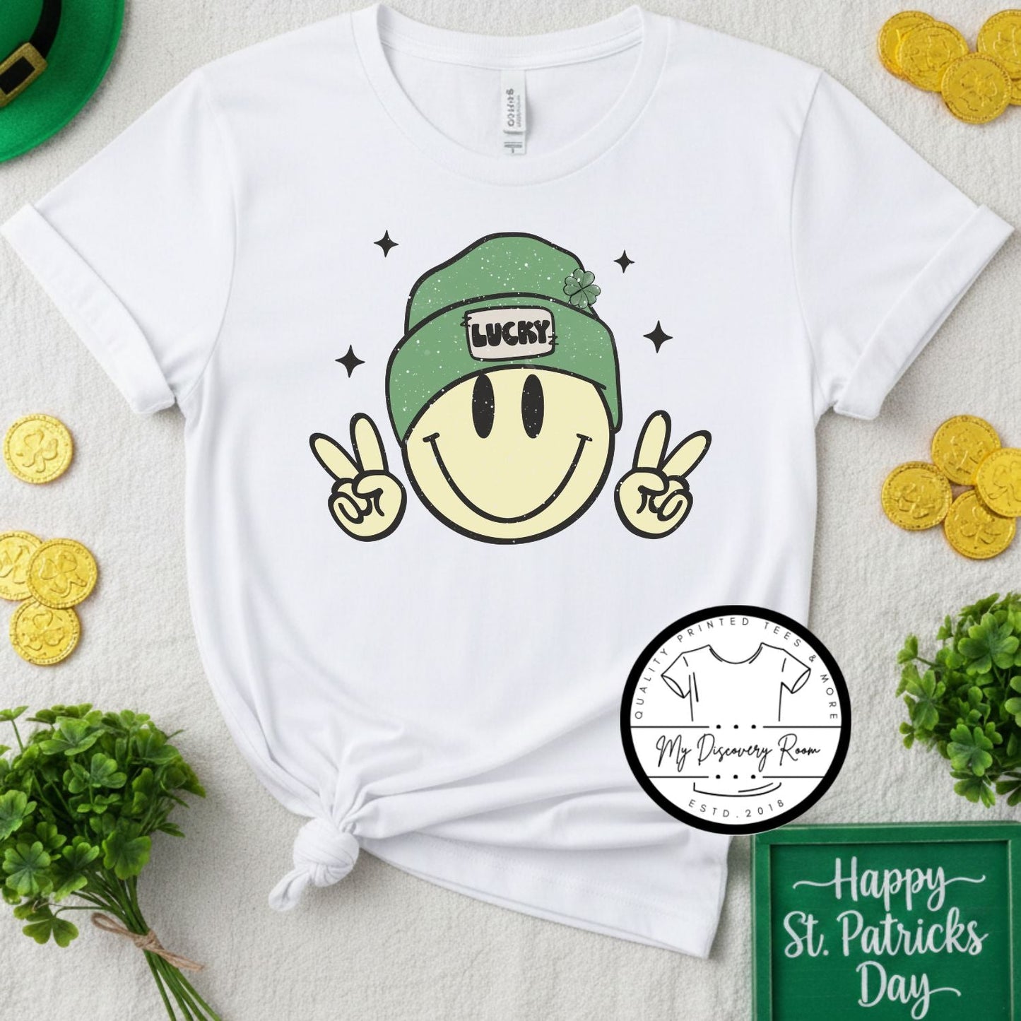 Lucky Smile Graphic Tee - MyDiscoveryRoom