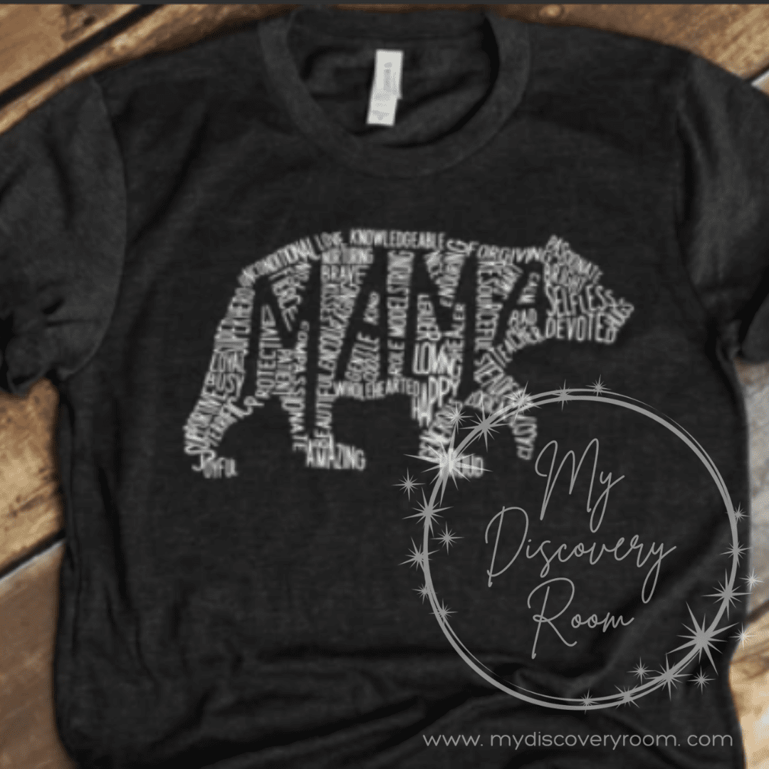Mama Bear (Style 3) Graphic Tee - MyDiscoveryRoom