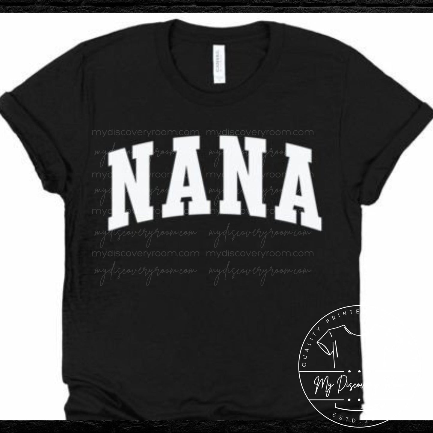 Nana Block Letters Graphic Tee - MyDiscoveryRoom
